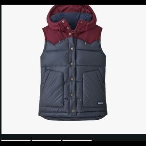 Patagonia Bivy Hooded Down Vest - Women's LARGE